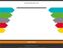 Tablet Screenshot of mynylonshorts.com